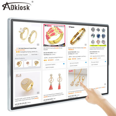 Android FHD Reklam Dijital Tabela 55 İnç 65 İnç Reklam LCD Ekran