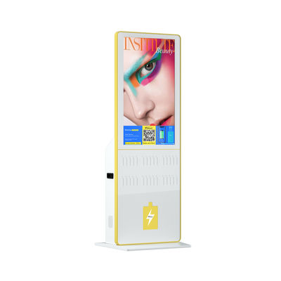Kamu Paylaşımı Cep Telefonu Şarj İstasyonu Kiosk 24 inç 5000MAh