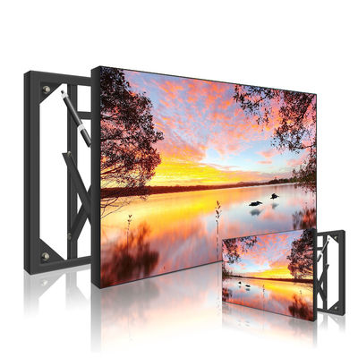 65 inç Dar Çerçeve Ekran 2x2 3x3 1080p LCD Reklam Video Duvarı