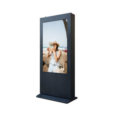 55 inç 4K Dış Mekan Dijital Tabela Panoları Ekran 89 Açı Suya Dayanıklı