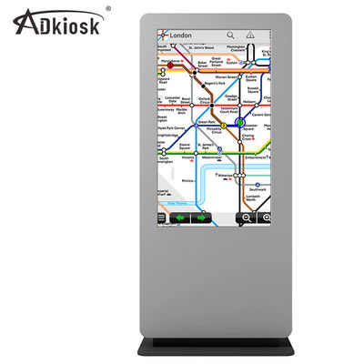 LCD Dış Mekan Dijital Tabela Ekranları 43 inç Wifi Suya Dayanıklı 1080P