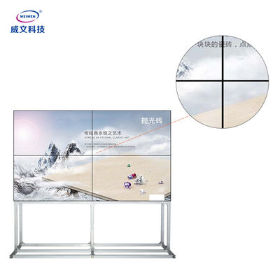 2k 4k Duvar LCD Ekran Ekranı 1.8mm Çerçeve 2x3 FHD Çözünürlük 49Inch