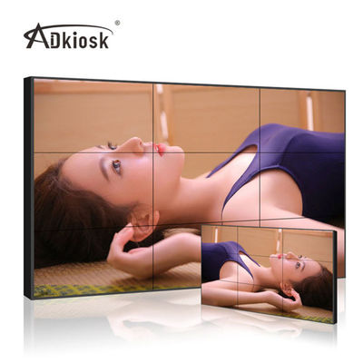 Alüminyum Braketli Dijital Tabela LCD Video Duvar Ekranı 3.5mm Çerçeve FHD 46Inch