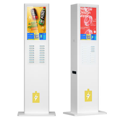 24 inç Ekranlı 16ports Cep Telefonu Şarj Kiosk 5000mah Kiralama