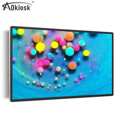 Android 27 inç 60HZ Dijital Menü Görüntüleme Ekranları 4K Dijital Tabela Oynatıcı