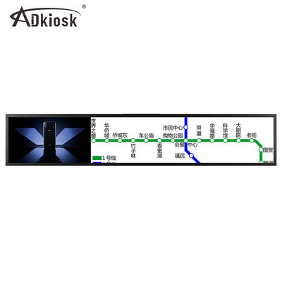 Raf Kenarı Gerilmiş LCD Ekran Tabela 30Inch 32W İnce Duvara Monte 3000:1