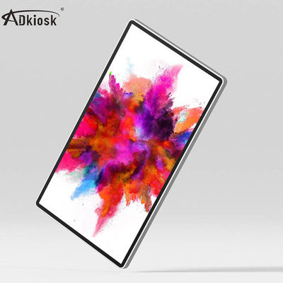 240V Dijital Reklam Ekranları 75 inç 98 inç Yüksek Parlaklıkta Duvar Tipi LCD Ekran