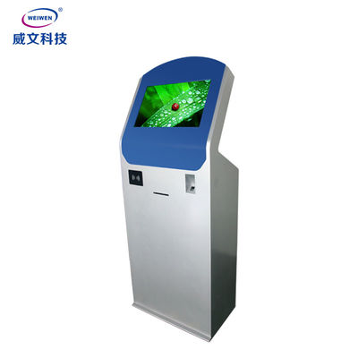 Kuyruk Self Servis Bilet Kiosk Terminali 19 İnç Ayaklı 1.5mm çelik