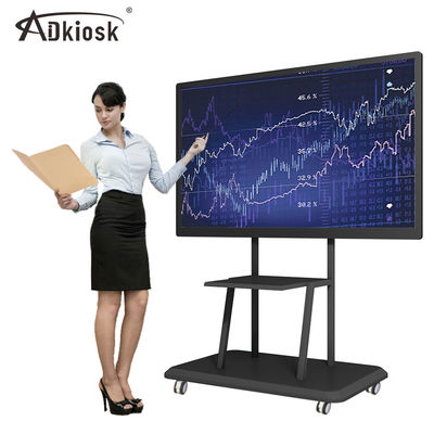 65 inç Kızılötesi Etkileşimli Elektronik Beyaz Tahta 4k LCD Dijital Süper Net