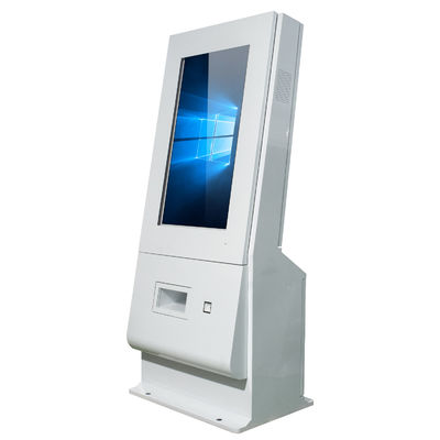 A4 Yazıcı ile Açık Self Servis Kiosk Dokunmatik Ekran 240V 8ms Tepki Süresi