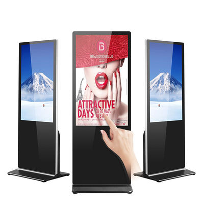 Gümüş Ethernet Stand Alone Ekran Kartları 43 inç 30W Hepsi Bir Arada Dokunmatik Ekran