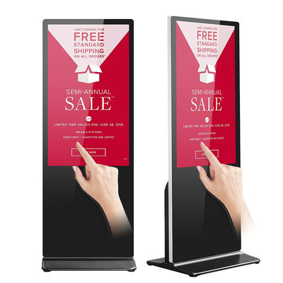 Banka için 65Inch Etkileşimli Dokunmatik Ekran Kiosk Zemin Ayakta Android