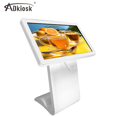 Kapalı Kızılötesi LED Etkileşimli Dokunmatik Ekran Kiosk Totem Beyaz Android OS 32 inç