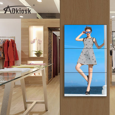 2k 4k Duvar LCD Ekran Ekranı 1.8mm Çerçeve 2x3 FHD Çözünürlük 49Inch