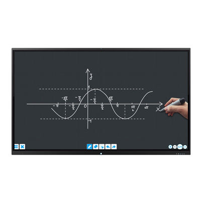 1080P Etkileşimli Dijital Beyaz Tahta 1200:1 Online Öğretim için LCD Panel