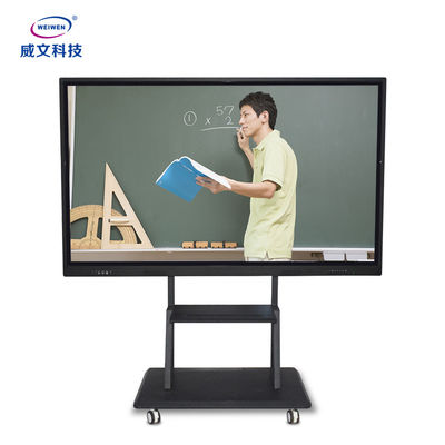 Web Kamerası Dokunmatik Ekran Etkileşimli Beyaz Tahta 43Inch 8ms Tepki Süresi