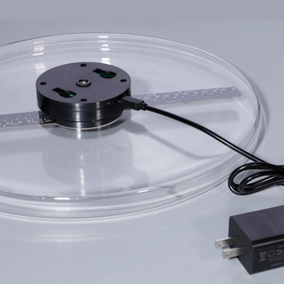 Akrilik Koruyucu Kapaklı 30cm Panel Led Holografik Ekran 120W