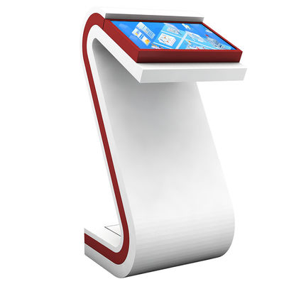 21.5 inç zemin standı kapalı dokunmatik ekran pencereler android interaktif kiosk