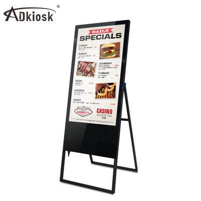 Uzaktan Kumandalı Akıllı Restoran Katlanabilir Lcd Dijital Tabela Menuboard