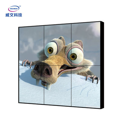 Duvara Monte Edilebilir LCD Video Duvar Ekranı 1920x1080/4k 3x3 LCD Birleştirme Ekranı