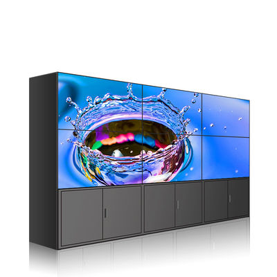 65 inç Ultra İnce Çerçeve Zemin Ayakta Dijital Tabela LCD Ekleme Ekranı