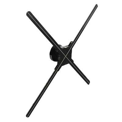 Dört Bıçaklı 3D Hologram Fan Ekran Reklam Duvar Montajı 42cm Panel