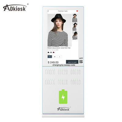 Apple Lightning / Mikro USB / Type-C 3 Arayüzü Hepsi Bir Arada Cep Telefonu Şarj Kiosk İstasyonu