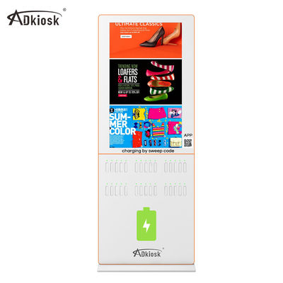 Özelleştirilmiş 10 Bağlantı Noktası 5000mah Güç Bankaları Cep Telefonu Şarj Kiosku