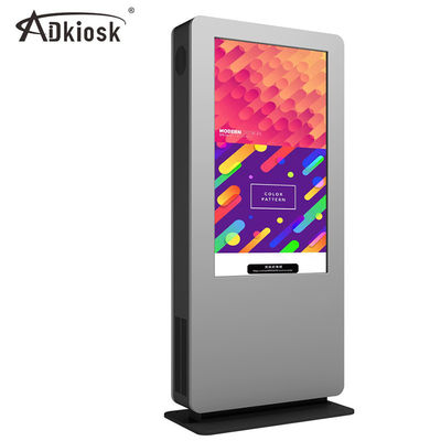 LVDS 3500cd/m2 Dış Mekan Lcd Reklam Ekranı 55 İnç Dikili Köşk