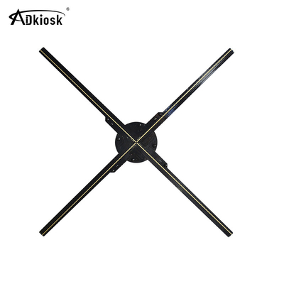 150 Derece Görüş Açısı 3D Hologram Fan Ekran Dijital Tabela LED Ekran Fanı 85cm