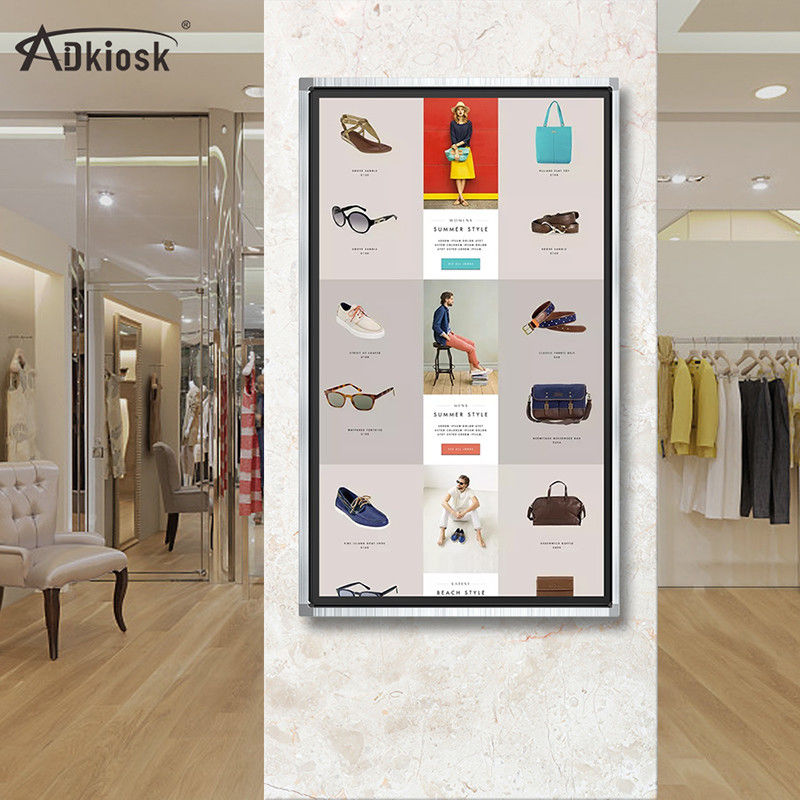 Android 43Inch 4k Duvara Monte Dijital Tabela Ekranı LCD Reklamcılık 16.7M Renkli