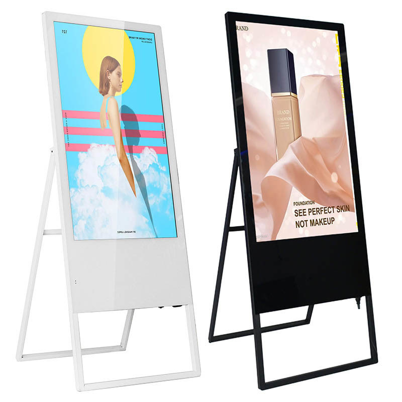 220V 16:09 LCD Reklam Panosu 16.7M Renkli Dokunmatik Ekran Totem Dijital Tabela