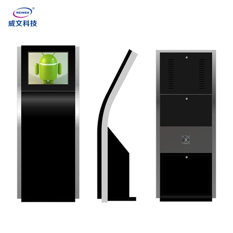 110V Dijital Bilgi Self Servis Kiosk 17Inch Hepsi Bir Arada 3G 4G Ağı