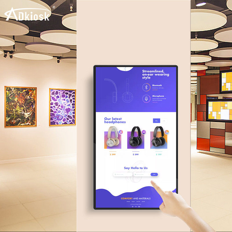 Alışveriş Merkezi Asansör Dijital Tabela 21.5 inç LCD Reklam Ekranı 16GB Bellek