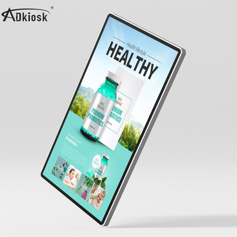 Ultra İnce 23,8 İnç Asansör Dijital Tabela Ekranı 16GB bellek Reklam için