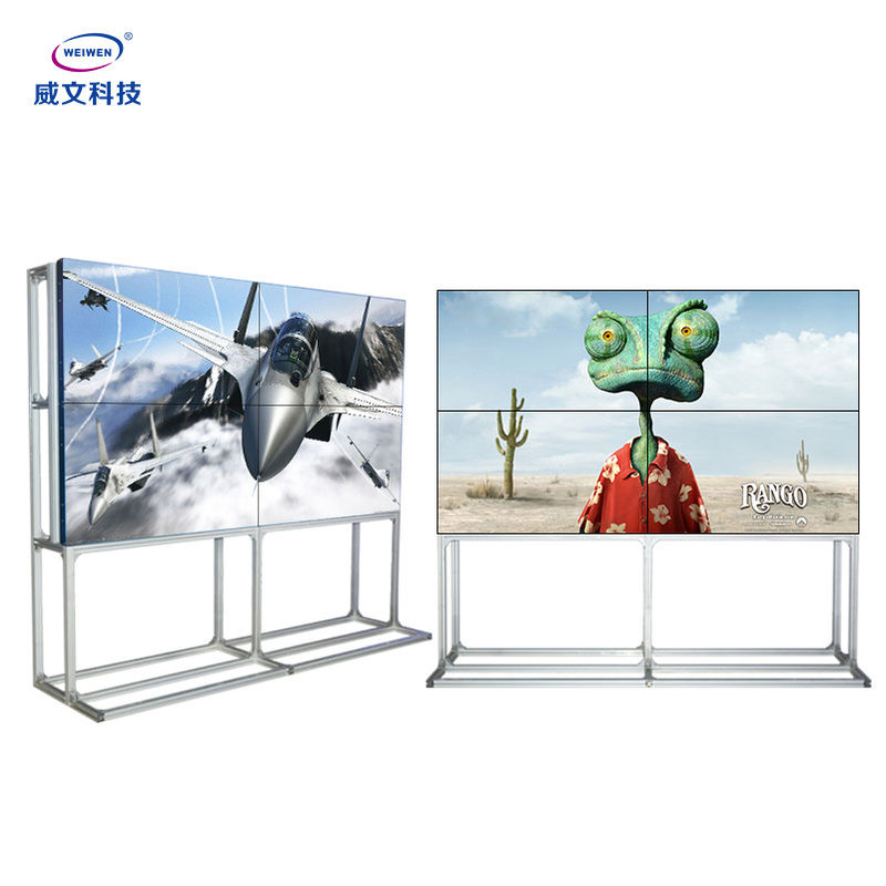 Zemin Daimi LCD Ekleme Ekranı 55 inç Reklam Dijital Tabela 3.5mm Boşluk